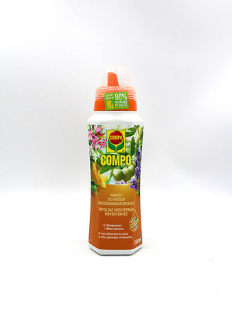 Nawóz do roślin śródziemnomorskich – do palm, juki, oliwki, cytrusów i oleandra – 500 ml Compo