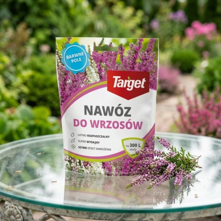 Nawóz do wrzosów w proszku rozpuszczalny – wspiera kwitnienie i wzmacnia odporność roślin 150 g Target