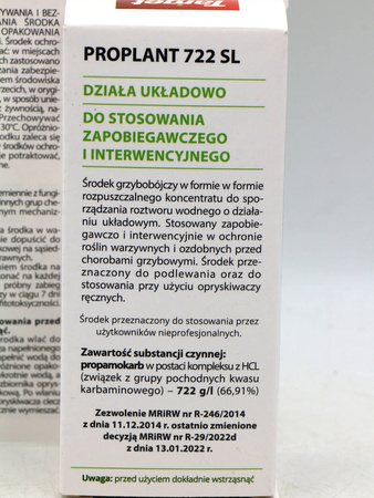 Proplant 722 SL – Na Chroby Warzyw – 30 ml Target