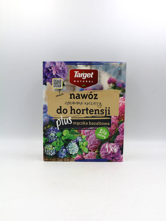 Nawóz do hortensji z mączką bazaltową – zwiększa odporność roślin – 1 kg Target