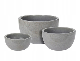 Zestaw doniczek ceramicznych 3 szt Koopman