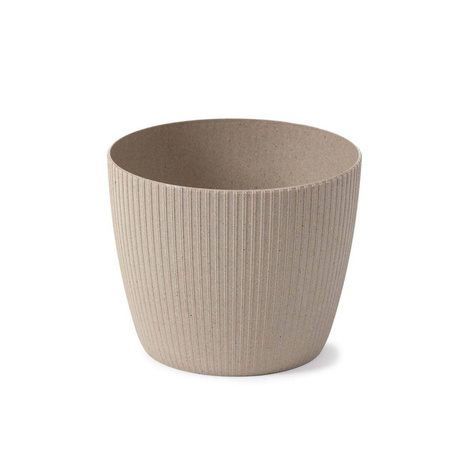 Osłonka Doniczka Ø110 mm Magnolia Eco Coffee Jumper – Latte – Lamela