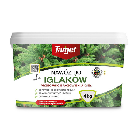 Nawóz do iglaków przeciw brązowieniu igieł – 4 kg Target