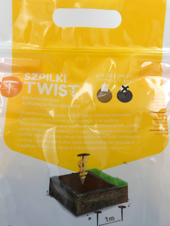 Szpilki Do Mocowania Agrowłókniny – Czarne – 100 szt.