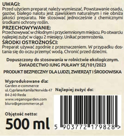 Wrotycz MIKROACTIV + mikroorganizmy – 500 ml Vegano