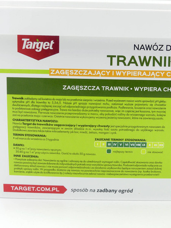 Nawóz do trawnika zagęszczający murawę – 8 kg Target