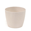 Osłonka Doniczka Ø160 mm Magnolia Eco Wood Jumper – Biała – Lamela