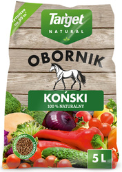 Obornik koński granulowany – nawóz do warzyw, owoców i trawnika – 5 l Target