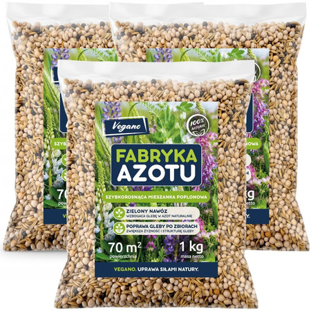 Mieszanka poplonowa Vegano Fabryka Azotu – 3 kg – do 210 m²