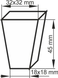 Wielodoniczki Do Rozsady 32x32x45 mm / 104 komórki