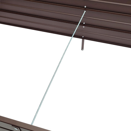 Warzywniak – podwyższona grządka – brąz 150 x 75 x 30 cm Vegano