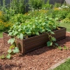 Warzywniak – podwyższona grządka – brąz 150 x 75 x 30 cm Vegano