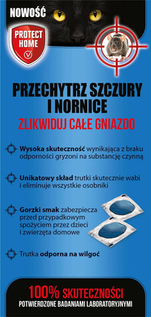 Rodicum Extra – Pasta Trutka Na Szczury i Nornice – 400 g (40x10 g) Protect Home