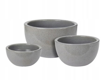 Zestaw doniczek ceramicznych 3 szt Koopman