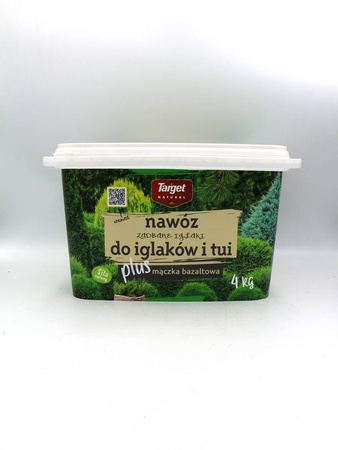 Nawóz do iglaków i tui z mączką bazaltową – zwiększa odporność roślin – 4 kg Target