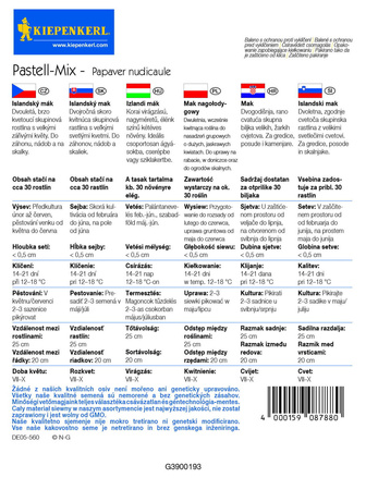 Mak Nagołodygowy 'Pastell' – Mix – Kiepenkerl