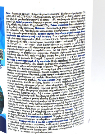 ChlorTix Oxy Aktywny Tlen – Tabletki Dezynfekujące Wodę w Basenie – 1 kg Target