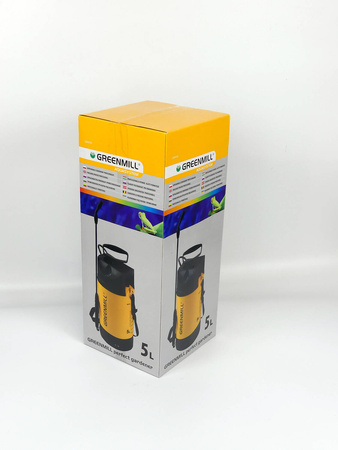 Opryskiwacz Ciśnieniowy z Manometrem – Z Akcesoriami – 5 l Greenmill