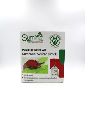 Pełzakol Extra GR – Zwalcza Ślimaki – 1 kg Sumin
