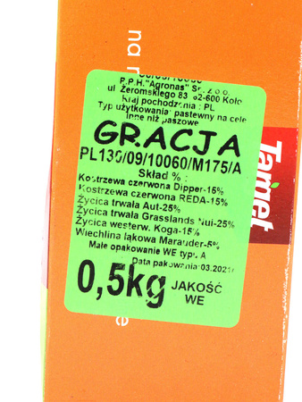 Gracja – Trawa Gazonowa – 0,5 kg Target