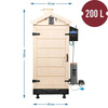 Modułowa wędzarnia dragON PLYWOOD IQ bezramowa Browin