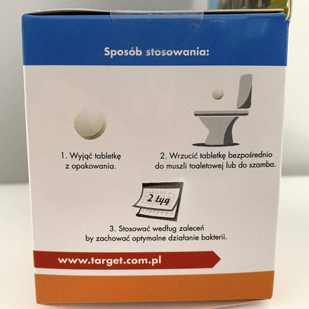 Tabletki Biologiczne Do Szamba i Oczyszczalni – 12 szt. Target