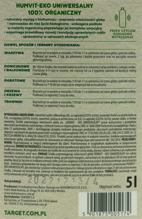 Biohumus Max uniwersalny nawóz do warzyw, owoców, roślin doniczkowych i trawnika – 5 l Target