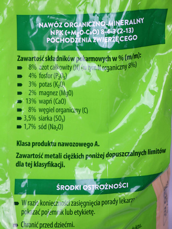 Witaminy Dla Rośliny nawóz uniwersalny do warzyw, owoców, kwiatów i trawnika – 15 kg Protect Garden