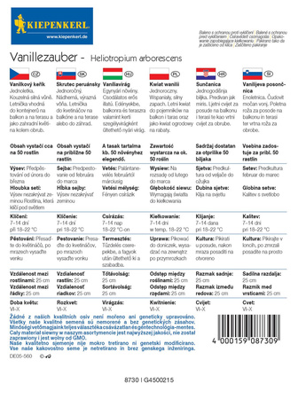 Heliotrop Peruwiański 'Vanillezauber' – Kiepenkerl