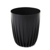 Doniczka Ø145 mm Mira Eco Recycled – Czarna – Lamela