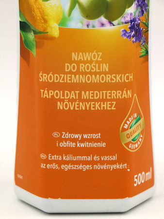 Nawóz do roślin śródziemnomorskich – do palm, juki, oliwki, cytrusów i oleandra – 500 ml Compo