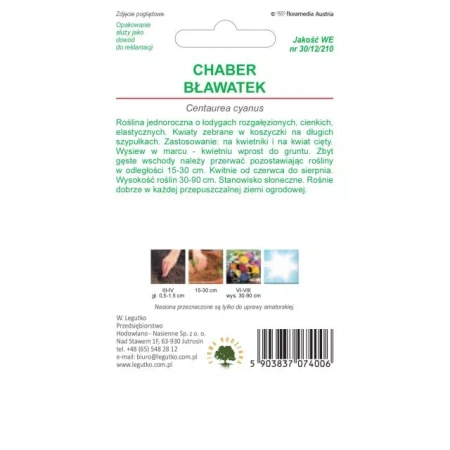 Chaber Bławatek Mieszanka – 1 g Legutko 