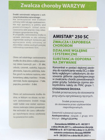 Amistar 250 SC – Zwalcza Choroby Warzyw – 25 ml Target