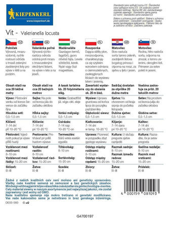 Roszponka 'Vit' – Duże Opakowanie – Kiepenkerl