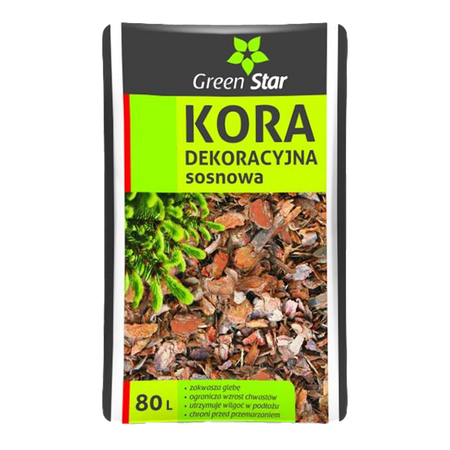 Kora Sosnowa Świeża – 30-60 mm – 39 x 80 litrów GreenStar