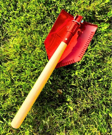 Saperka składana Green Star czerwona