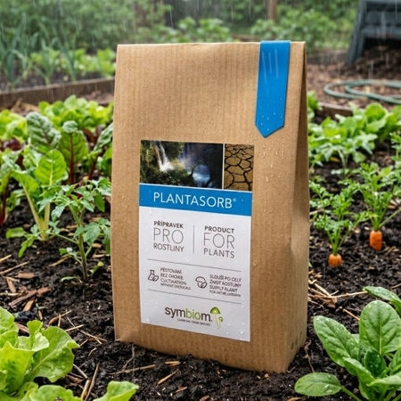 Plantasorb z hydrożelem – magazyn wody dla roślin – 750 g Symbiom