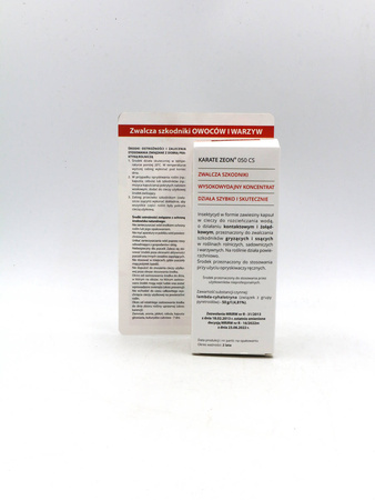 Karate Zeon 050 CS – Zwalcza Szkodniki Roślin – 50 ml Target