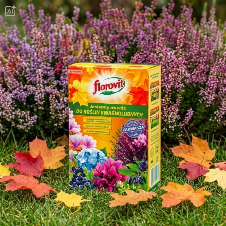 Nawóz jesienny do roślin kwaśnolubnych – do iglaków, borówek, wrzosów, hortensji – 1 kg Inco