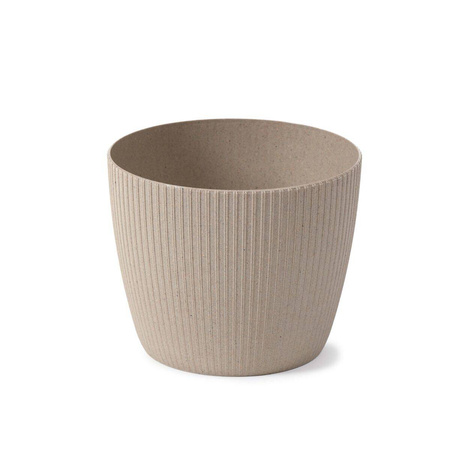 Osłonka Doniczka Ø140 mm Magnolia Eco Coffee Jumper – Latte – Lamela