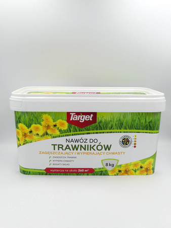 Nawóz do trawnika zagęszczający murawę – 8 kg Target