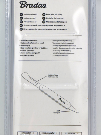 Nóż Ogrodniczy Okulizak Składany – Do Szczepienia i Okulizacji – Bradas
