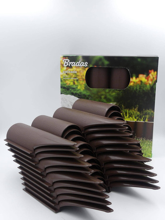 Obrzeże Palisada GRAFITOWE – 2,5 m Bradas