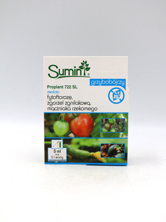 Proplant 722 SL Zwalcza Fytoftorozę, Zgorzel Zgnilakową, Mączniaka Rzekomego – 5 ml Sumin