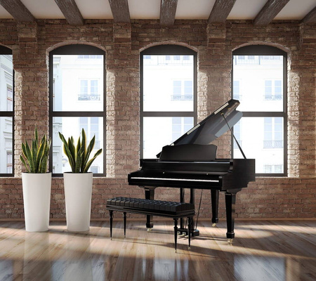 Osłonka Doniczka Ø300 mm Lilia – Biała – Lamela