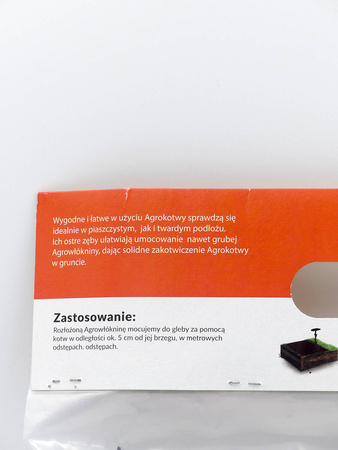 Szpilki Do Mocowania Agrowłókniny – Czarne – 24 szt.