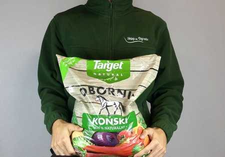 Obornik koński granulowany – nawóz do warzyw, owoców i trawnika – 10 l Target
