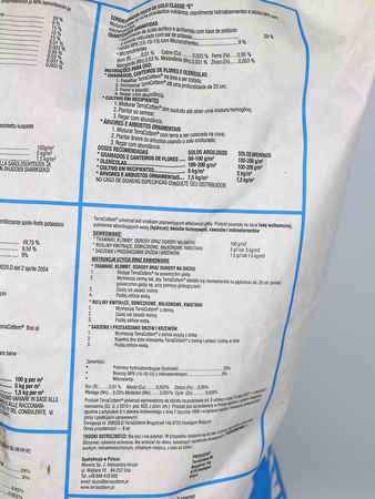 Terracottem – Nawóz z Hydrożelem 4w1 – 20 kg