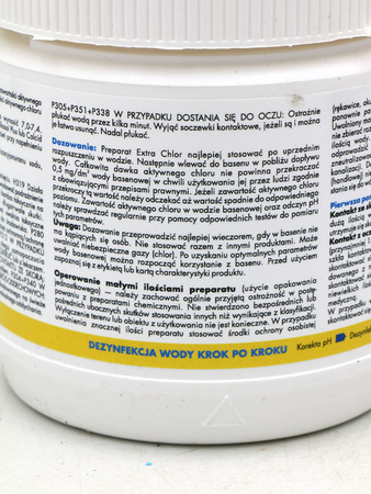 Extra Chlor – Zwalcza Glony, Bakterie i Grzyby – 400 g Target Granulat