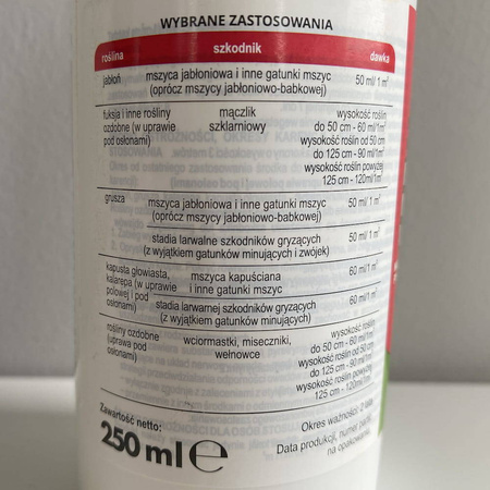 Spruzit AL na przędziorki, wciornastki, miseczniki, mszyce, wełnowce i mącznika – 250 ml Target